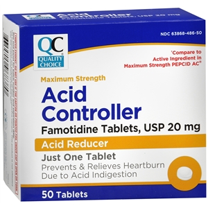 FAMOTIDINE TABS  20MG 50/BX
