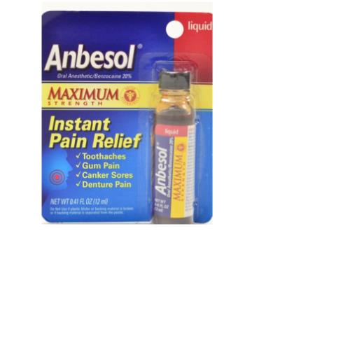 ANBESOL LIQUID .41 OUNCE
