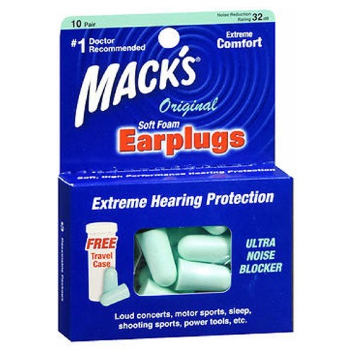 EAR PLUGS FOAM SOFT 10 PAIRS