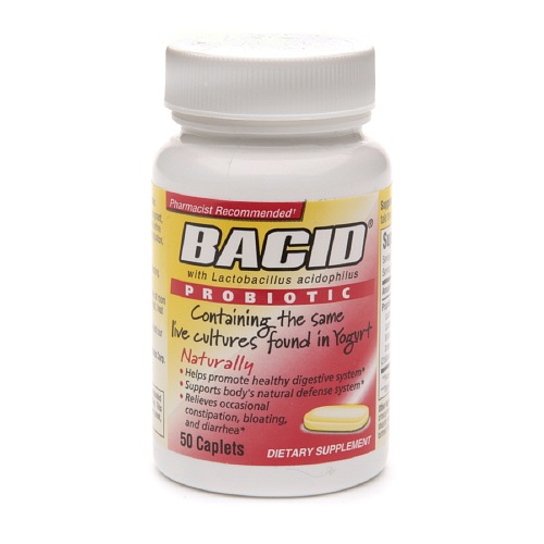 BACID PROBIOTIC CAPLETS 50/BT