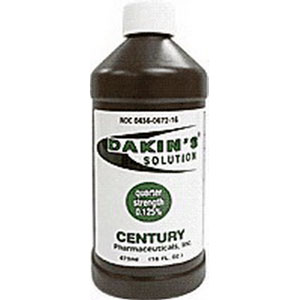 DAKIN'S SOLUTION .125% 16 OZ