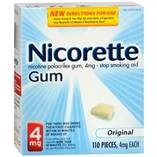 NICORETTE GUM 4MG 110/BX