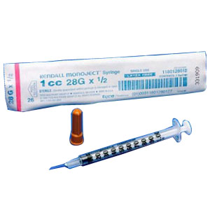 SYRINGE 1ML TB SYRINGE 27GX1/2