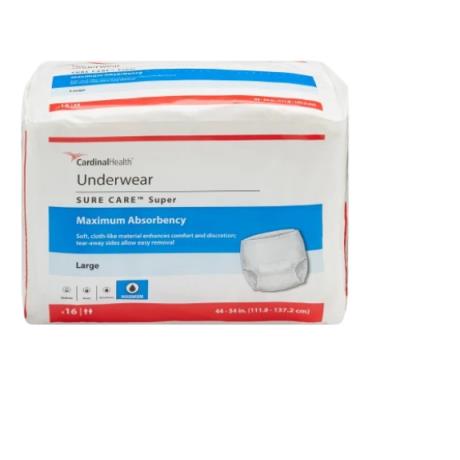 UNDERWEAR SURECARE SPR LG 64/C