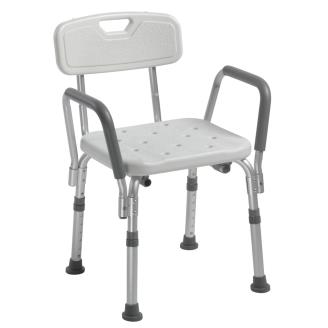 SHOWER CHAIR W/ BACK & REMOVE