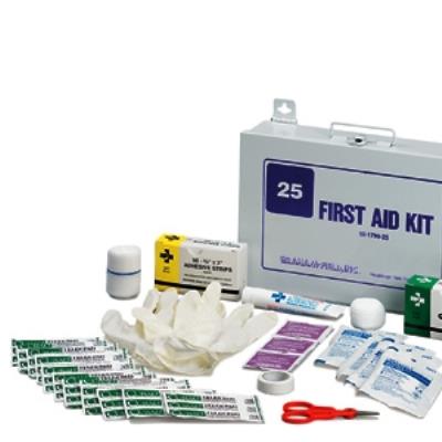 FIRST AID KIT 25 PERSON METAL