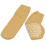 SOCKS SLIPPER X-LGE BEIGE
