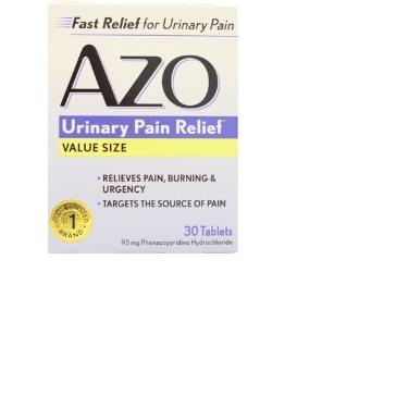 AZO STD TABS 95MG 30/BX 48/CS