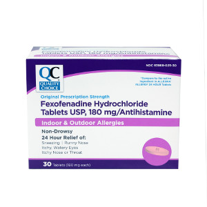 ALLEGRA-FEXOFENADINE 180MG 30/