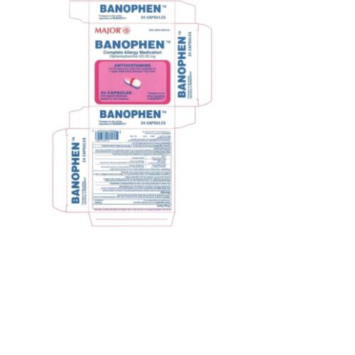 BENADRYL 25MG CAPS 24/BTL