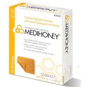 MEDIHONEY ADH 4.5X4.5 10/BX