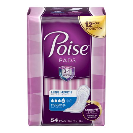 POISE PAD MODERATE (#4) 12.2"