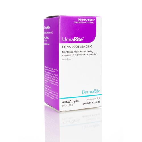 UNNA BOOT DRESSING W/ ZINC 4"