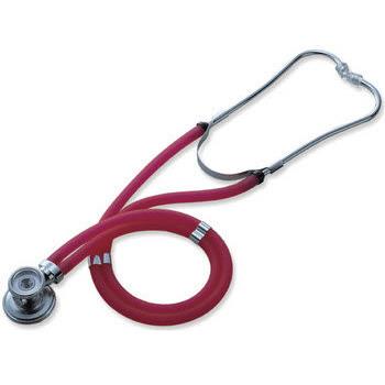 STETHOSCOPE DUAL HEAD RED