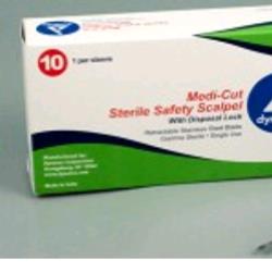 SCALPELS SAFETY DISPOSABLE #15