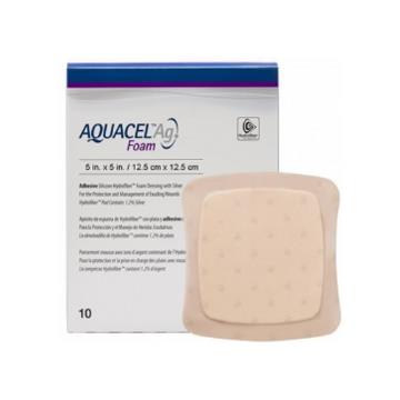 AQUACEL AG FOAM ADH 5X5 10/BX