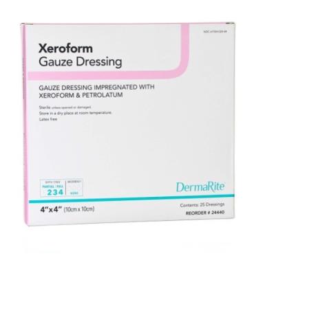 XEROFORM DRSG 4X4 25/BOX