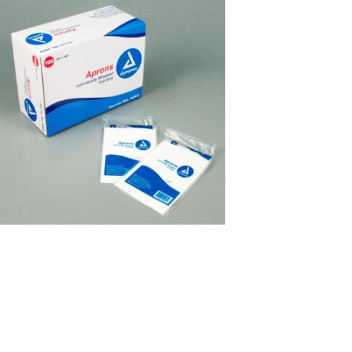 APRONS DISP PLASTIC 100/BX