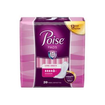 POISE PAD MAXIMUM ABSORBENCY