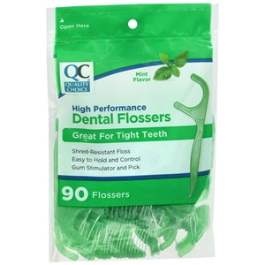DENTAL FLOSSERS W/PICK 90/