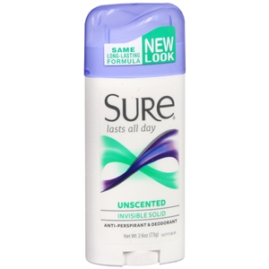 SURE DEODORANT 2.6OZ INV SOLID