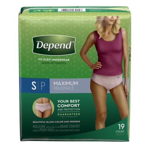 UNDERWEAR DEPEND MAX ABSORB SM