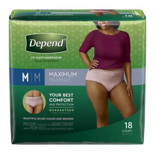 UNDERWEAR DEPEND MAX ABS MED