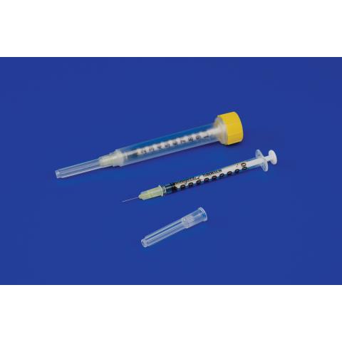 SYRINGE ONLY 1CC LUER SLIP TIP