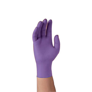 GLOVES NITRILE PF PURPLE XS