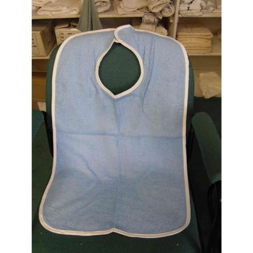 BIBS TERRY VELCRO WHITE 18X30