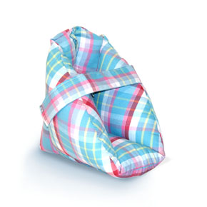 HEEL PILLOW QUILTED PLAID