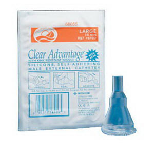 CATH MALE EXT 35MM CLEAR