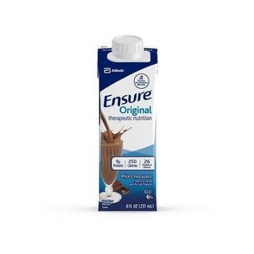 ENSURE CHOCOLATE 8 OZ TETR CTN