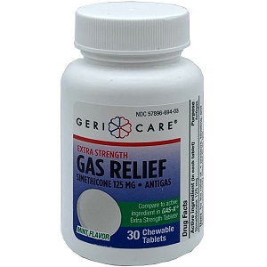 SIMETHICONE 125MG CHEW 30/BT