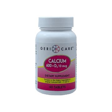 CALCIUM 600MG W/D 400MG 60/BT
