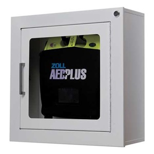AED ZOLL CABINET W/ALARM 9"