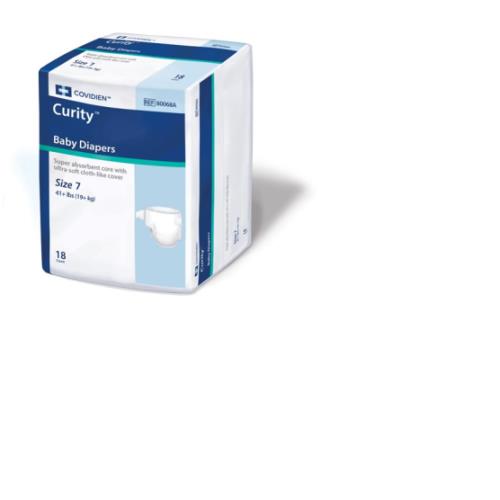 DIAPERS BABY SIZE 7 128/CASE