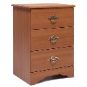 BEDSIDE CHEST 3 DRAWER