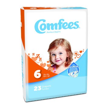 DIAPERS BABY COMFEES SZ 6