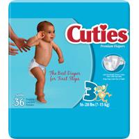 DIAPERS BABY CUTIES SZ 3 144/C