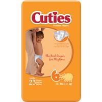 DIAPERS BABY CUTIES SZ 6 92/CS