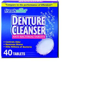 DENTURE CLEAN TABS 40/BOX