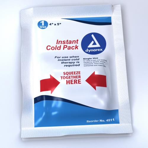 ICE PACKS INSTANT 4X5 24/CASE