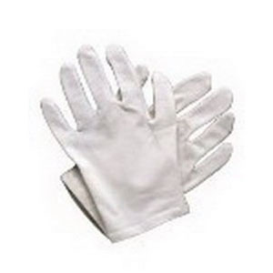 GLOVE LINER COTTON WHITE MED