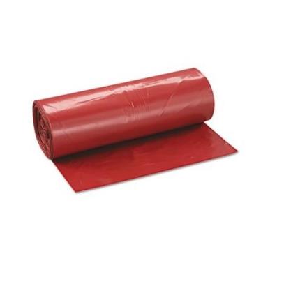 BAGS BIOHAZARD RED 24"X23"