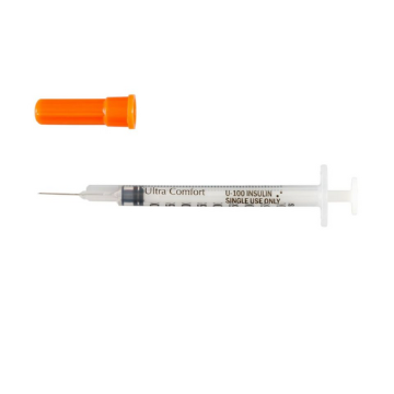 SYRINGE INSULIN W/NEEDLE 1ML