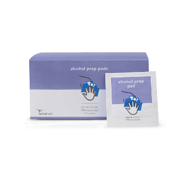 ALCOHOL PREP PADS ST LG 2PLY