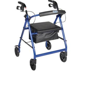 ROLLATOR ALUMINUM 6" CASTERS