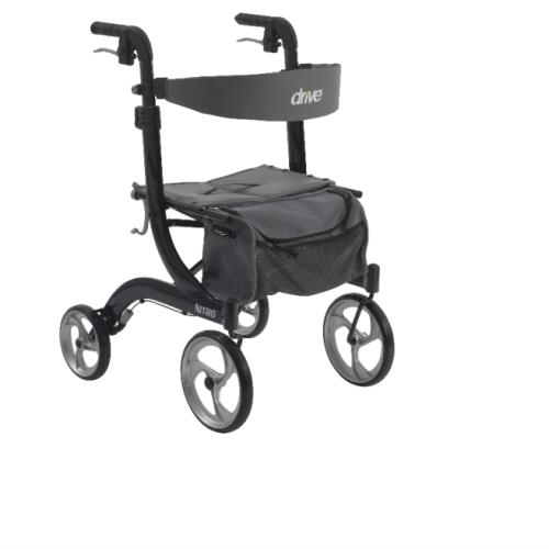 ROLLATOR ALUMINUM NITRO BLACK