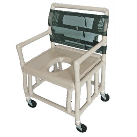 SHOWER COMMODE CHAIR 24" W